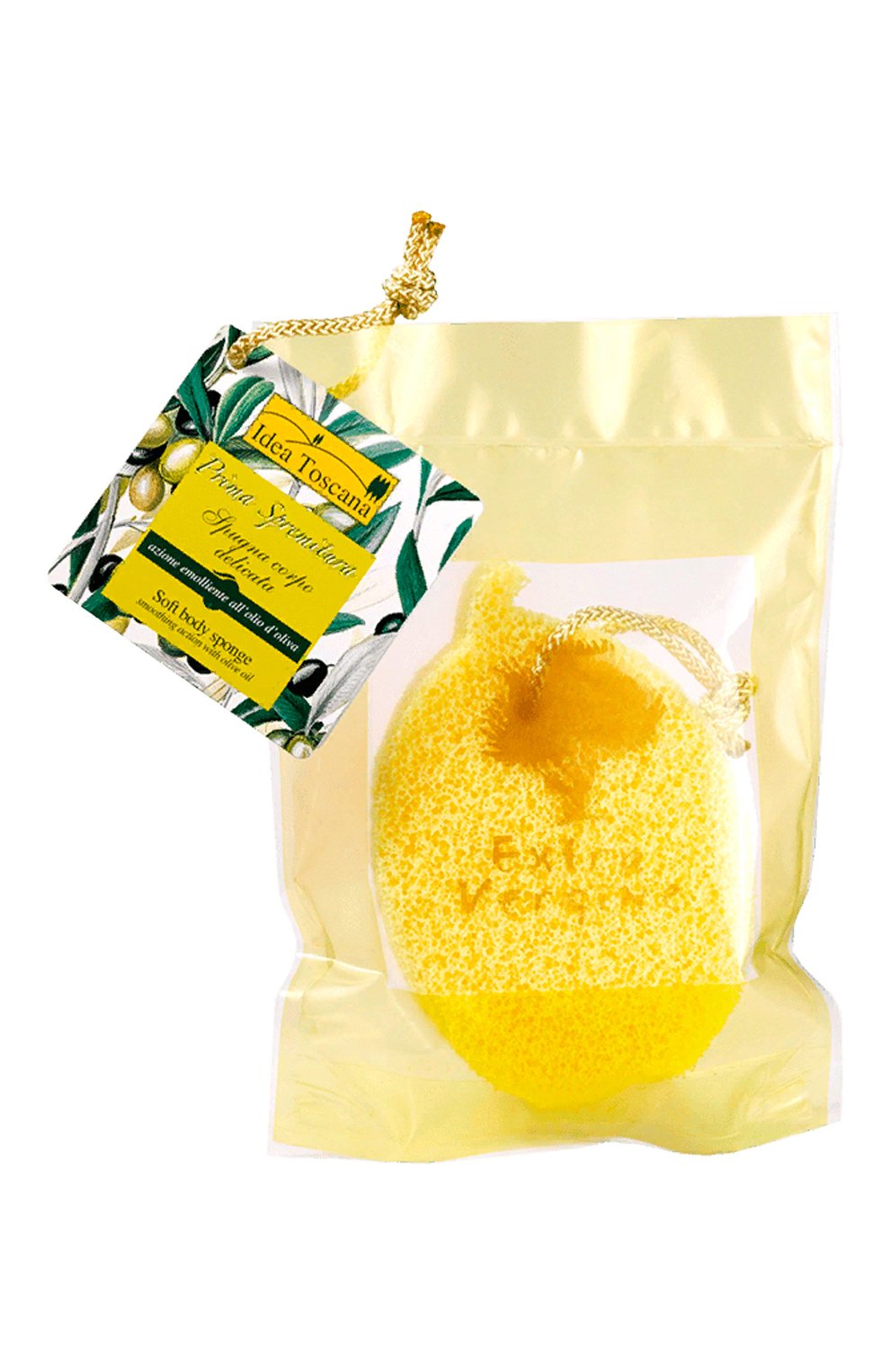 Косметическая губка для тела с оливковым маслом IDEA TOSCANA бесцветного цвета по цене 1750 руб., арт. 4108FOR, фото 1 Косметическая губка для тела с оливковым маслом IDEA TOSCANA, арт. 4108FOR, фото 1