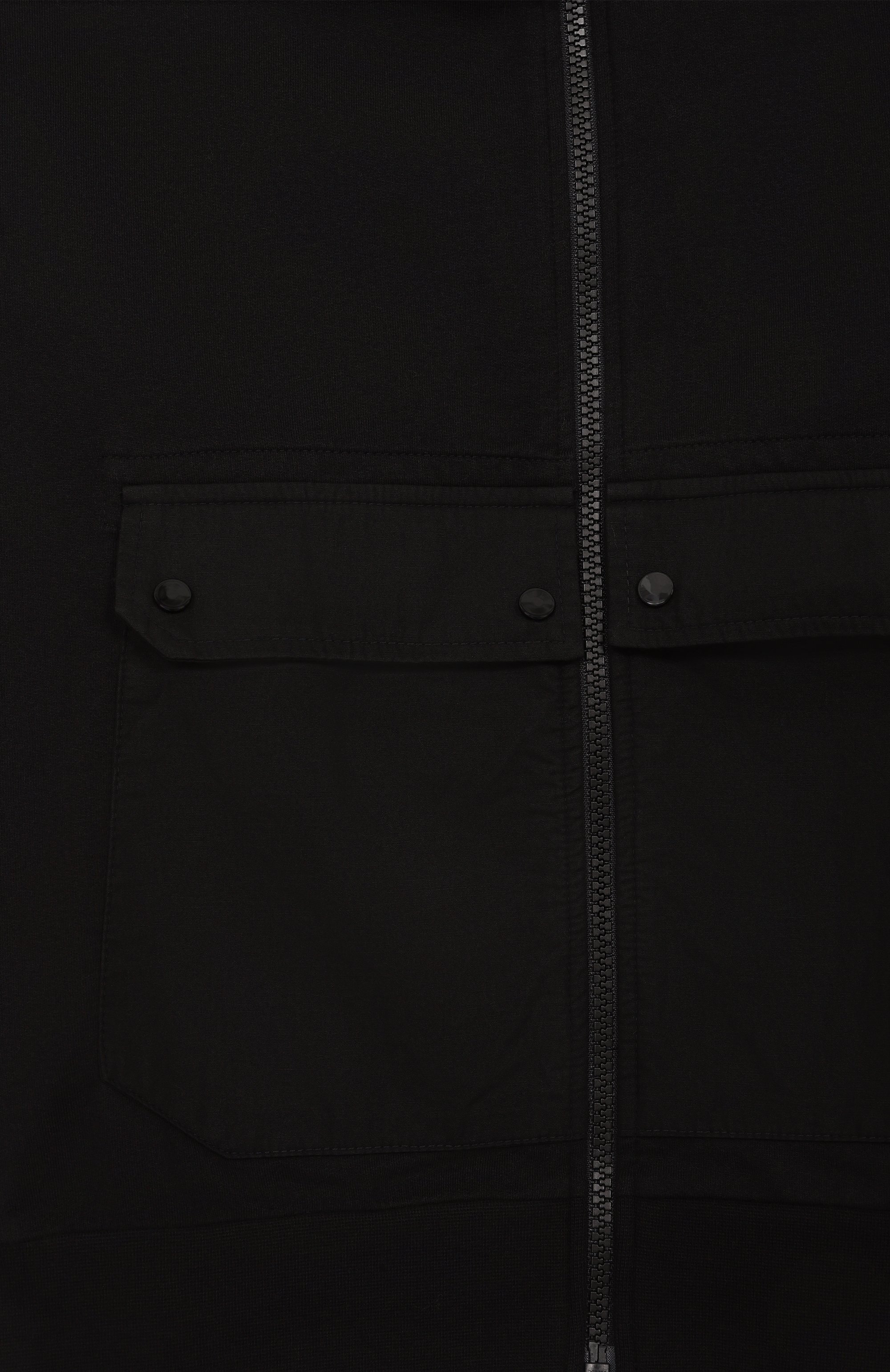 Хлопковая толстовка C.P. COMPANY черного цвета по цене 26800 руб., арт. CUF01V/LCC02_001, фото 3 Хлопковая толстовка C.P. COMPANY, арт. CUF01V/LCC02_001, фото 3