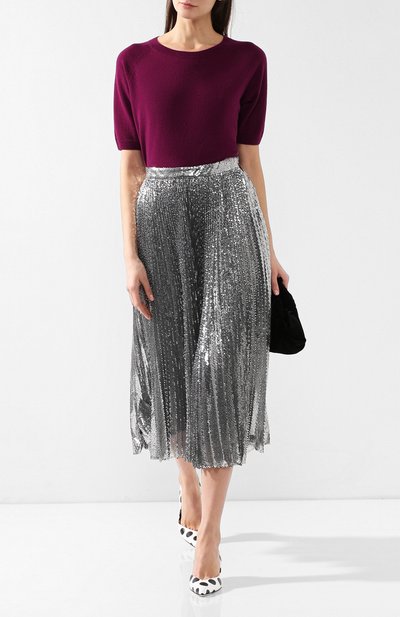 Кашемировый топ DRIES VAN NOTEN фиолетового цвета по цене 44650 руб., арт. 191-11228-7711, фото 2 Кашемировый топ DRIES VAN NOTEN, арт. 191-11228-7711, фото 2