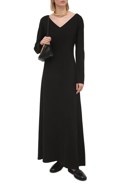 Платье THE ROW черного цвета по цене 89950 руб., арт. 5744K378, фото 2 Платье THE ROW, арт. 5744K378, фото 2