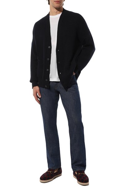 Текстильные лоферы GUCCI, арт. 574845 G3810, фото 2