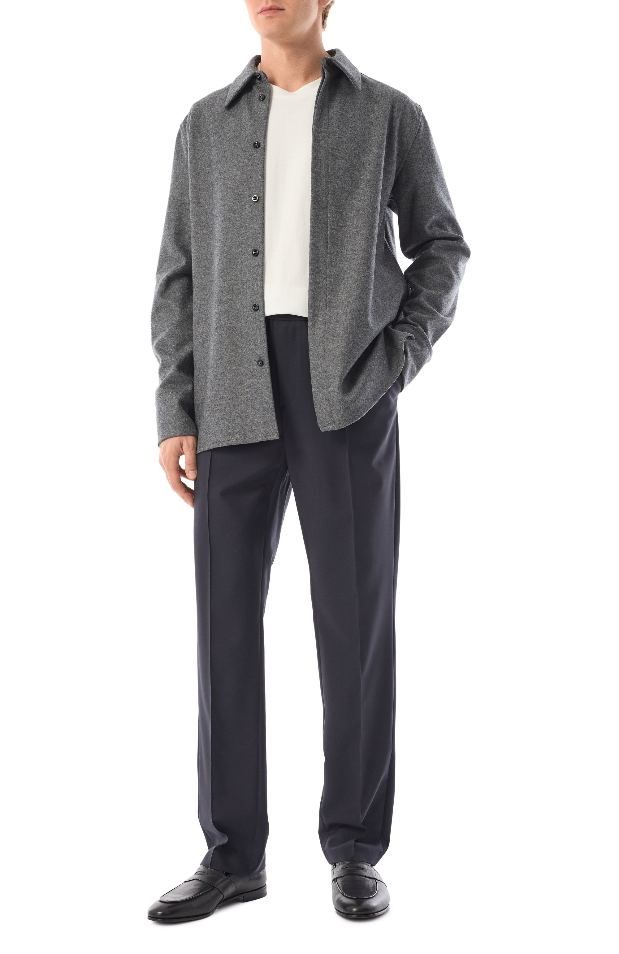 Шерстяные брюки VALENTINO, арт. 6V3RB52225S, фото 2