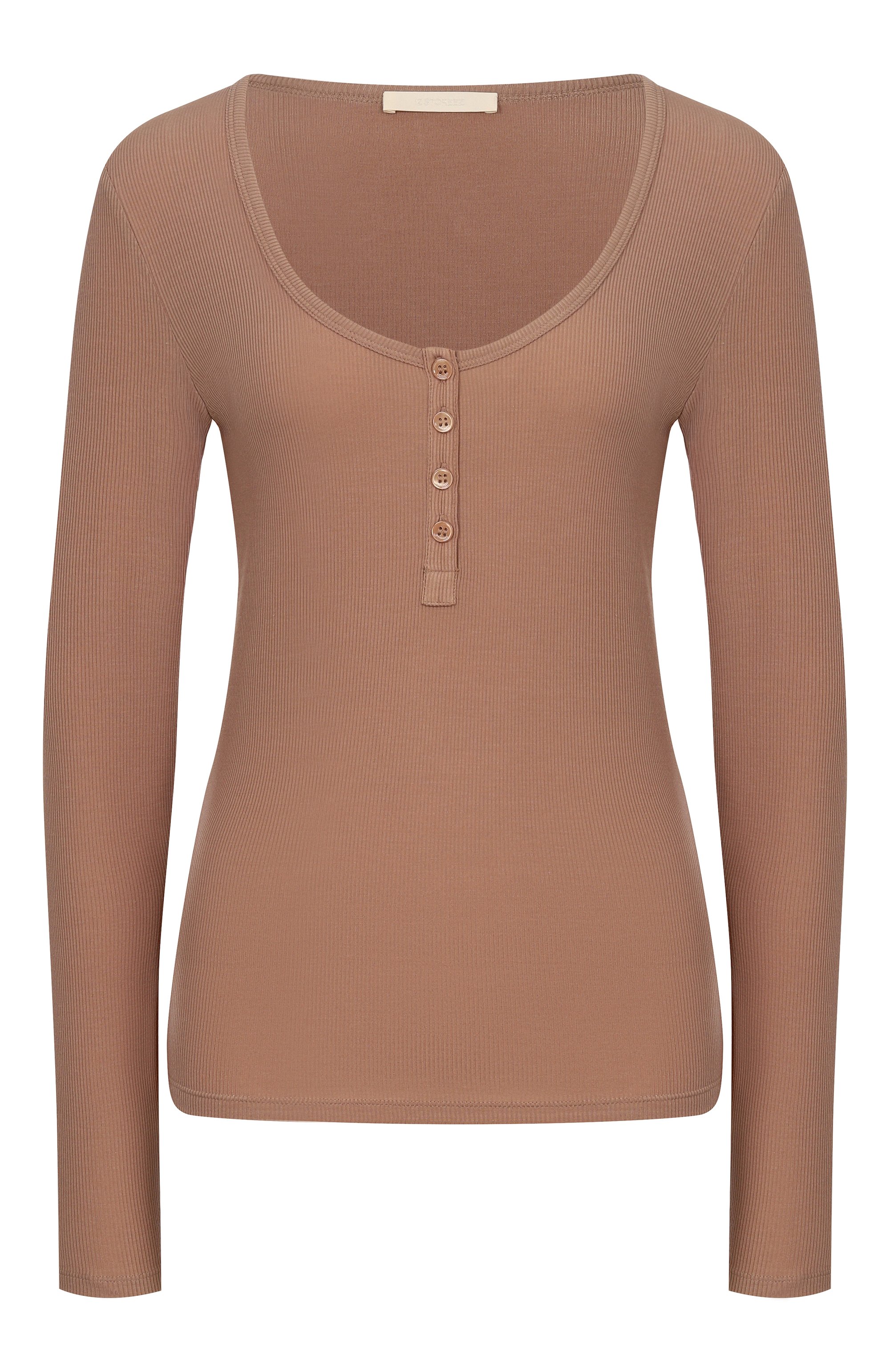 Лонгслив-хенли из лиоцелла и шерсти 12 STOREEZ, арт. 137373, фото 1