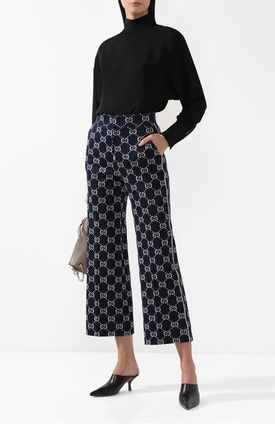 Хлопковые брюки с принтом GUCCI, арт. 523573/Z372F, фото 2
