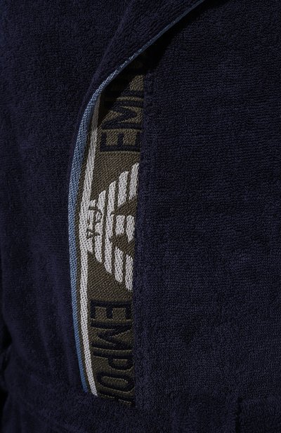 Хлопковый халат EMPORIO ARMANI, арт. 231778/4R447, фото 5