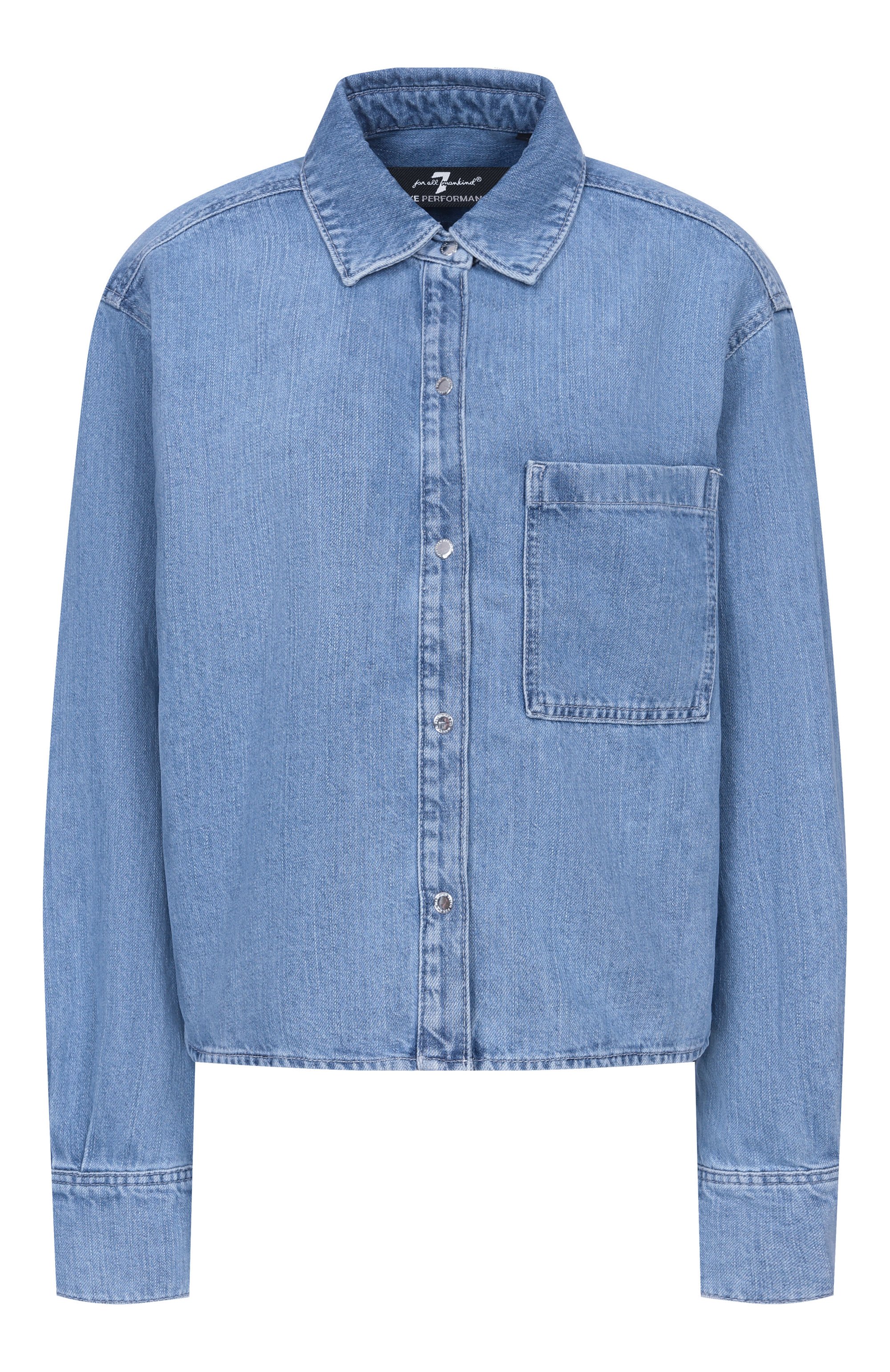 Джинсовая рубашка ivy 7 FOR ALL MANKIND, арт. 7U7J0U03-IRI, фото 1