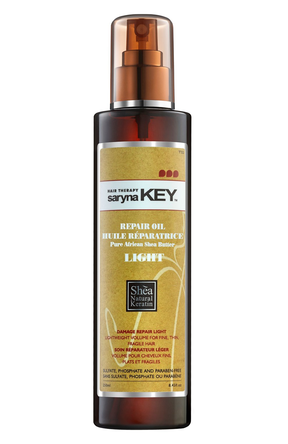 Масло для поврежденных волос с африканским маслом ши damage repair light (250ml) SARYNA KEY, арт. 7290111425943, фото 1