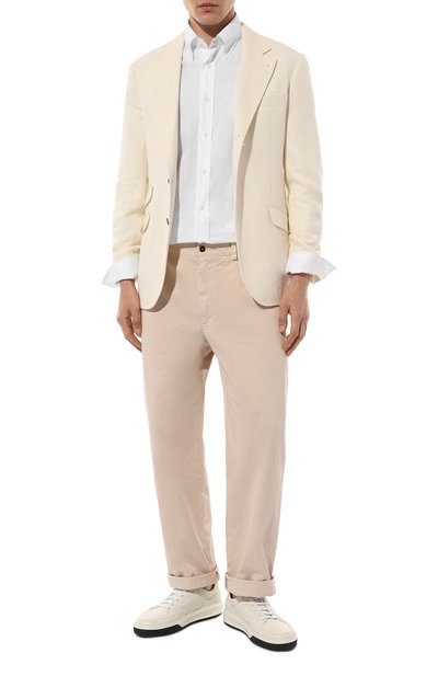 Пиджак изо льна и шелка BRUNELLO CUCINELLI, арт. MB4197BWDP, фото 3