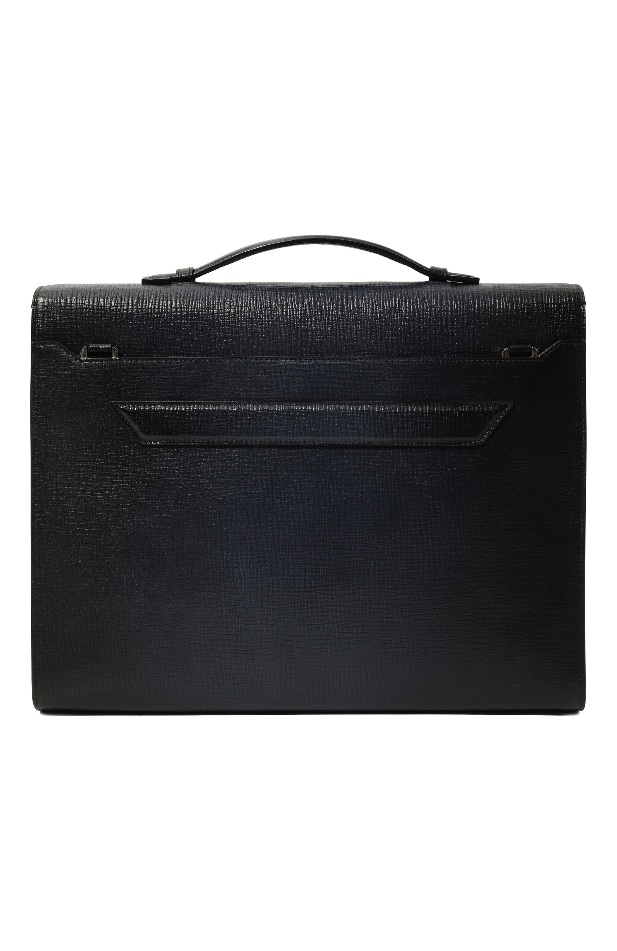 Портфель SANTONI темно-синего цвета по цене 207000 руб., арт. UFBBA1992F0-ATU6, фото 6 Портфель SANTONI, арт. UFBBA1992F0-ATU6, фото 6