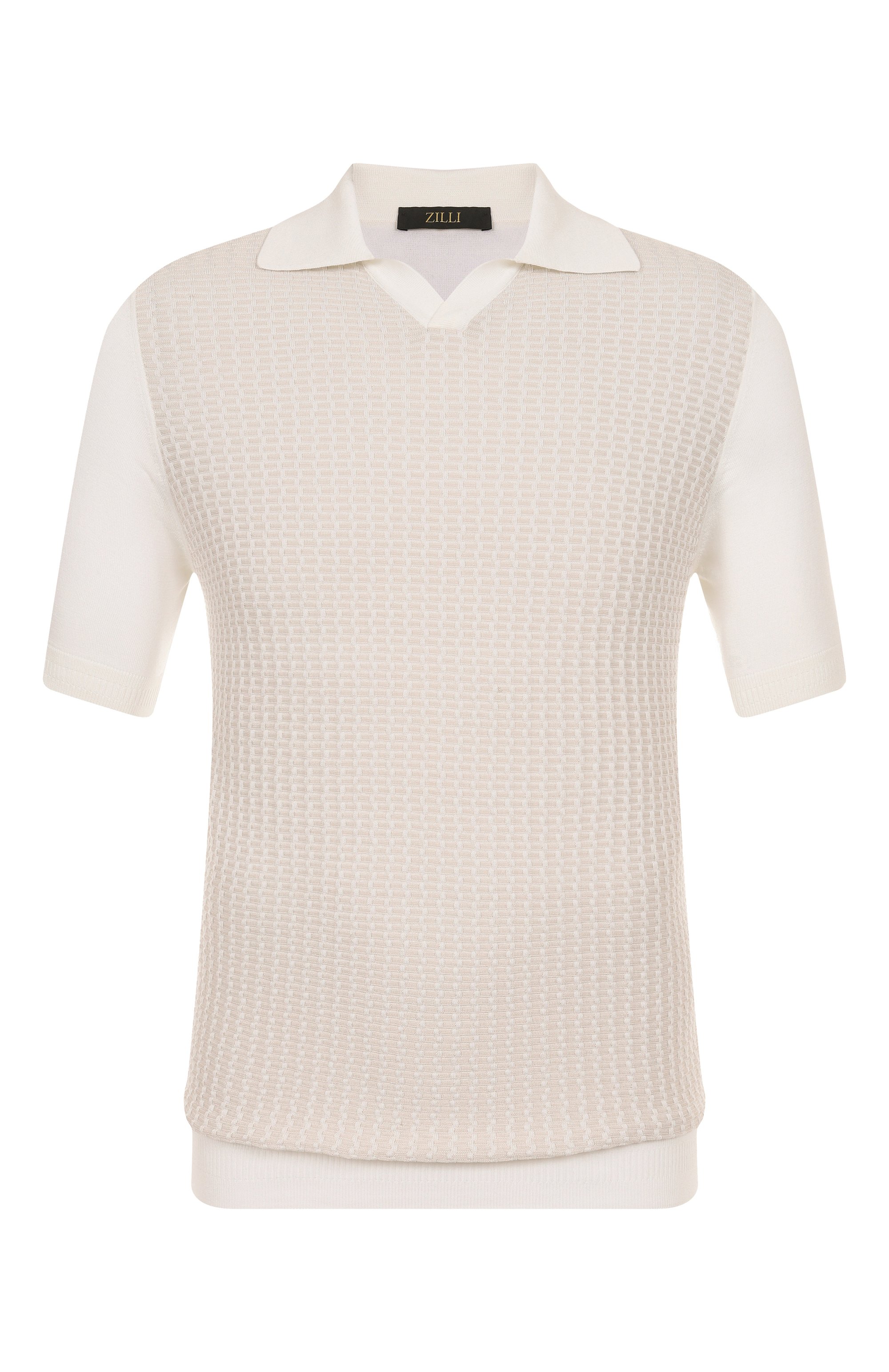 Поло из шелка и хлопка ZILLI, арт. KLP002M0145VZWE00, фото 1