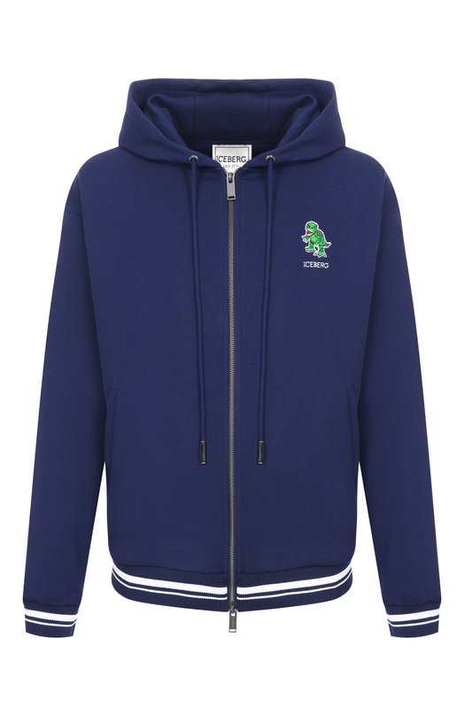 Хлопковая толстовка Iceberg E063/6317 Синий E063/6317