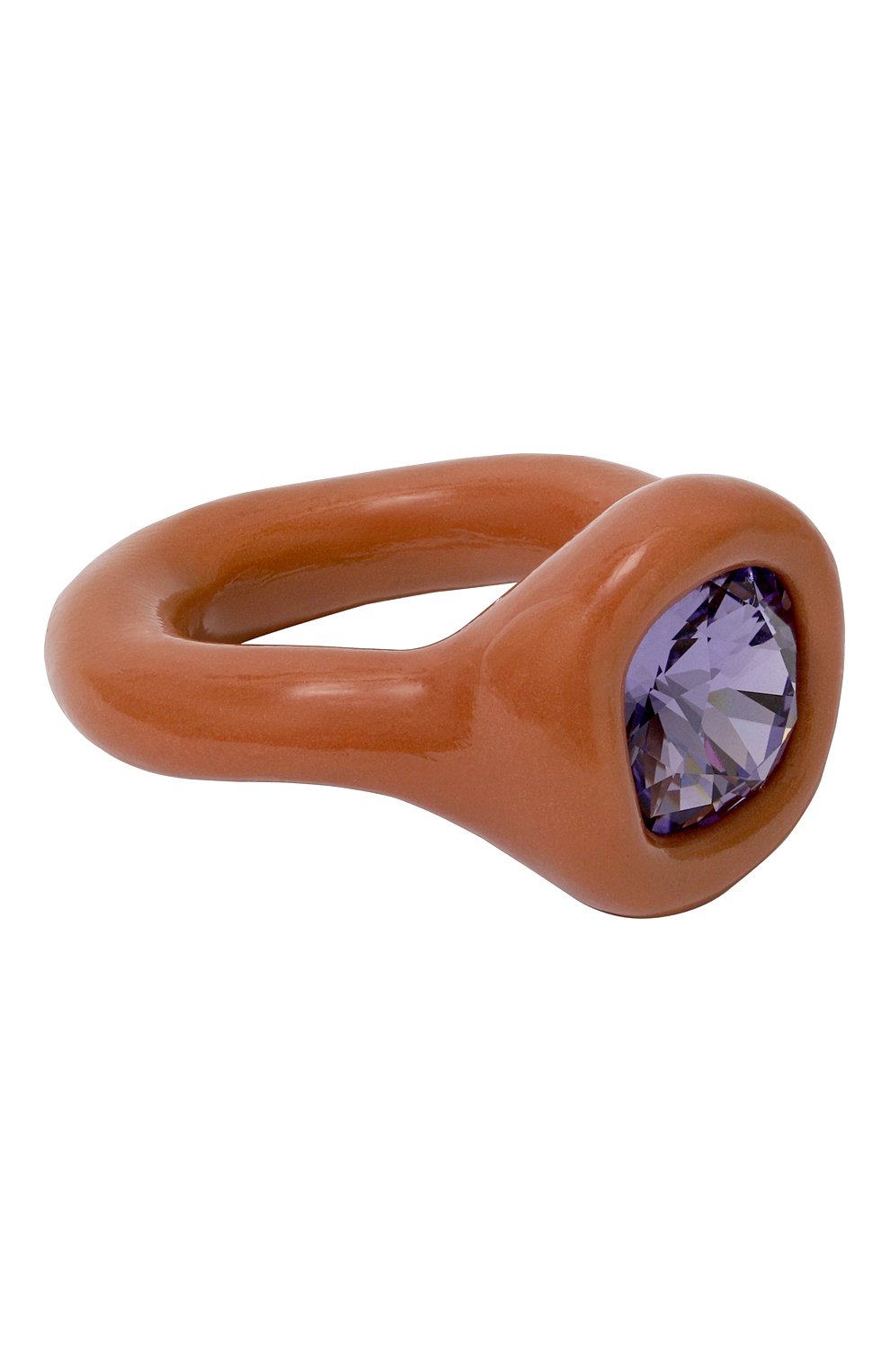 Кольцо LILI ARCHIVE коричневого цвета по цене 16500 руб., арт. RM93, фото 1 Кольцо LILI ARCHIVE, арт. RM93, фото 1