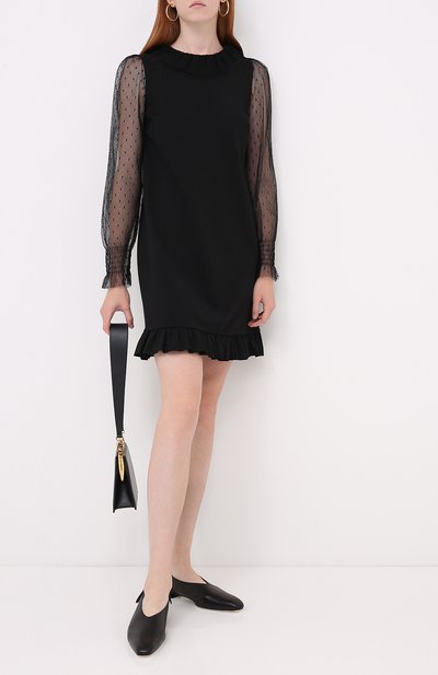 Платье REDVALENTINO черного цвета по цене 44600 руб., арт. UR3MJ04X/5C7, фото 2 Платье REDVALENTINO, арт. UR3MJ04X/5C7, фото 2