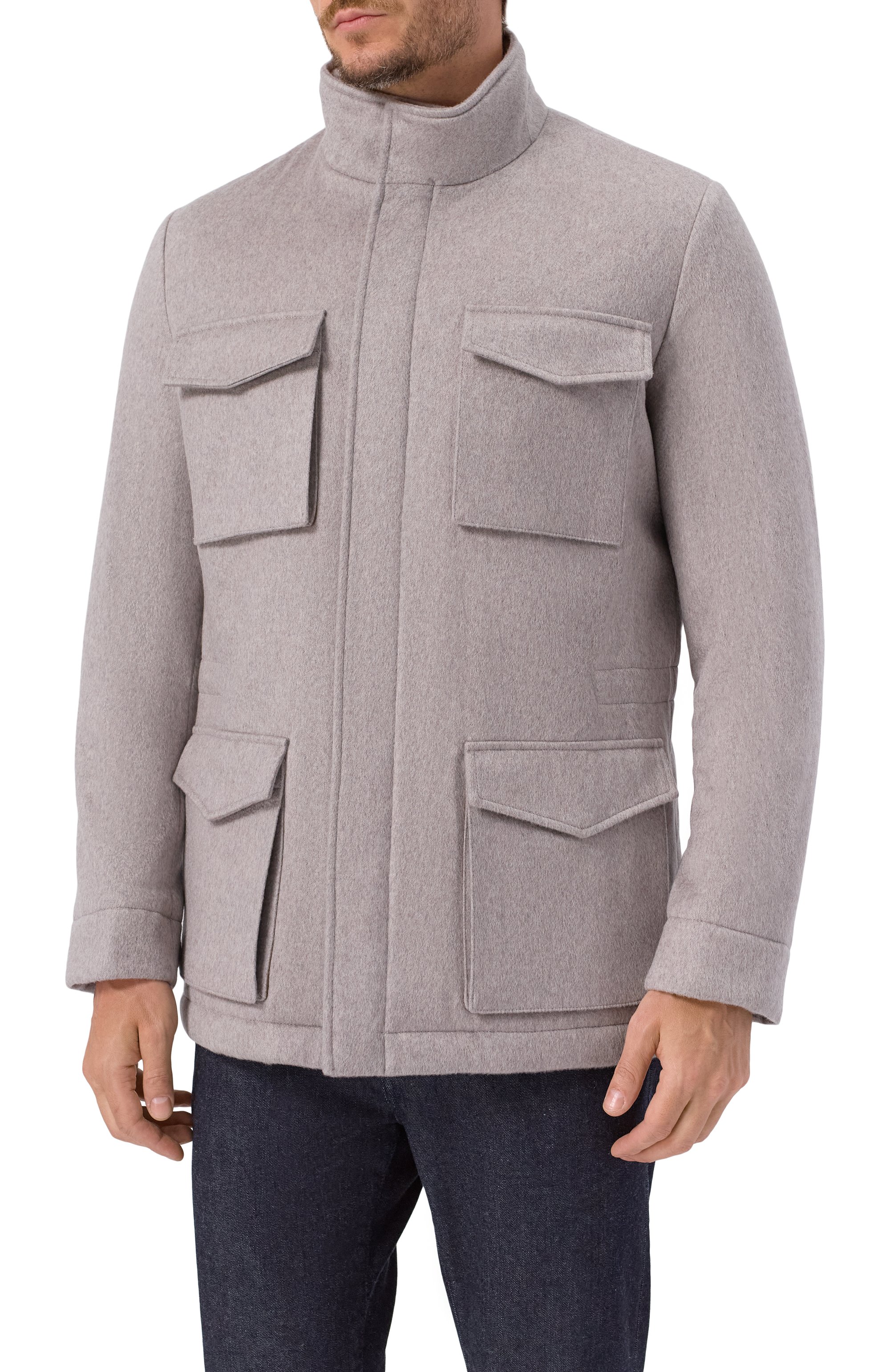 Кашемировая куртка ANDREA CAMPAGNA, арт. 25U628-CUNWSX, фото 3