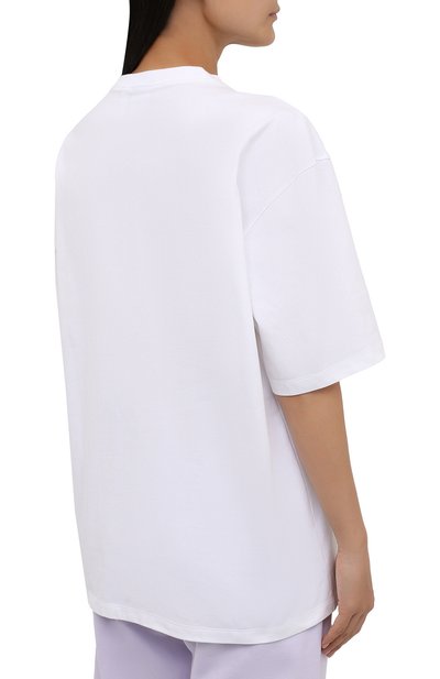 Хлопковая футболка ADIDAS ORIGINALS белого цвета по цене 2660 руб., арт. H45578, фото 4 Хлопковая футболка ADIDAS ORIGINALS, арт. H45578, фото 4