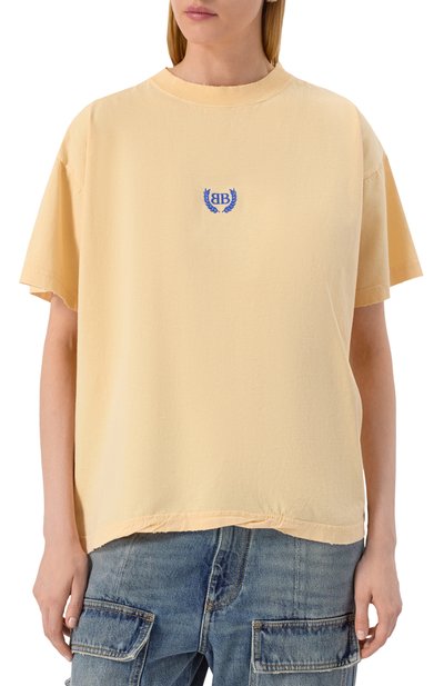 Хлопковая футболка BALENCIAGA, арт. 826344/TSVC9, фото 3
