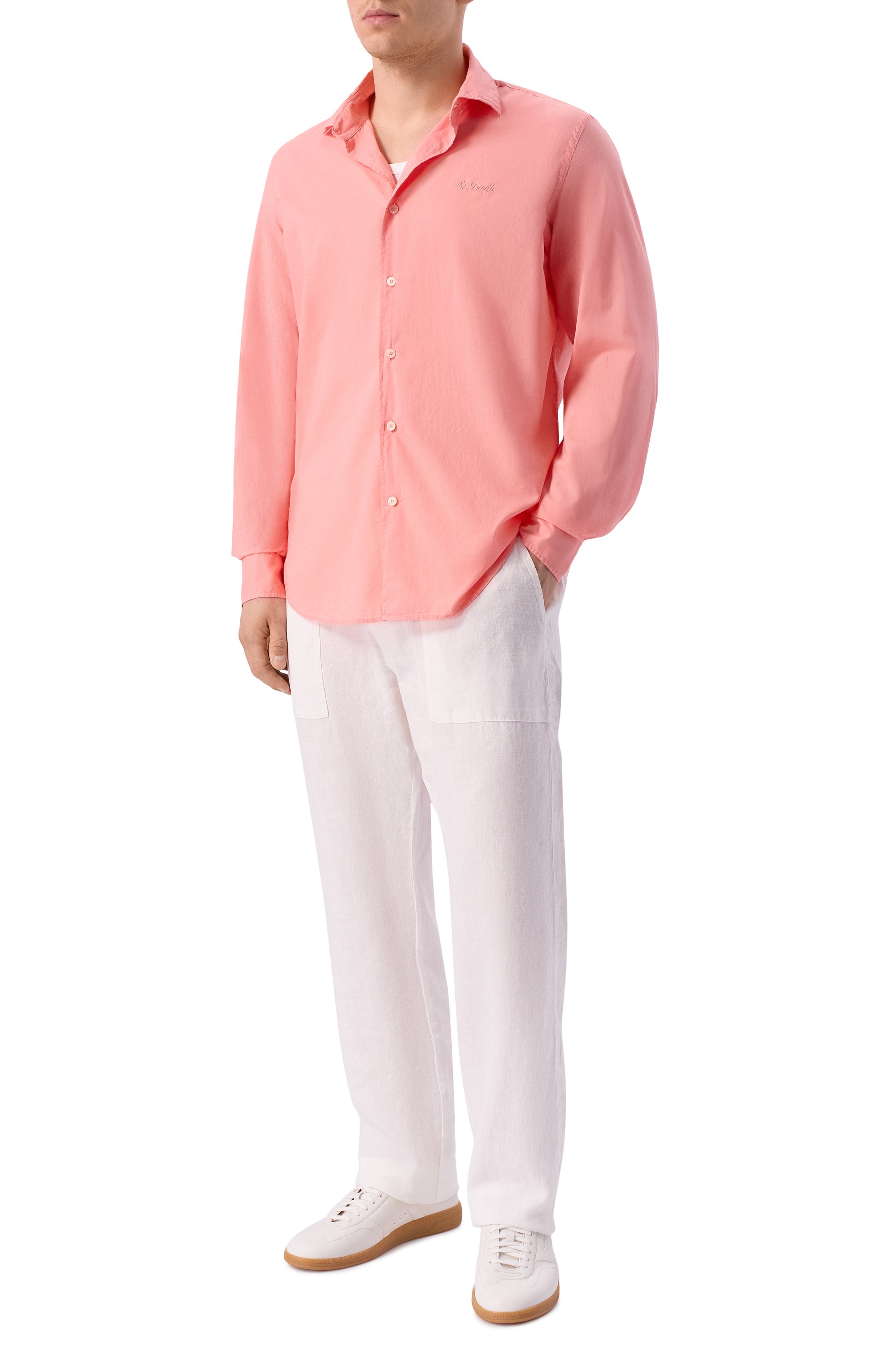 Хлопковая рубашка MC2 SAINT BARTH, арт. LCM0001-00425L/CHEMISE ICE, фото 2