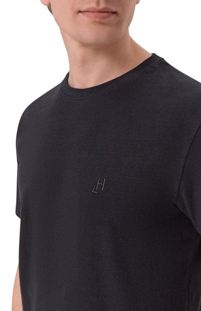 Футболка из хлопка и льна HINNOMINATE, арт. HMABM01505, фото 5