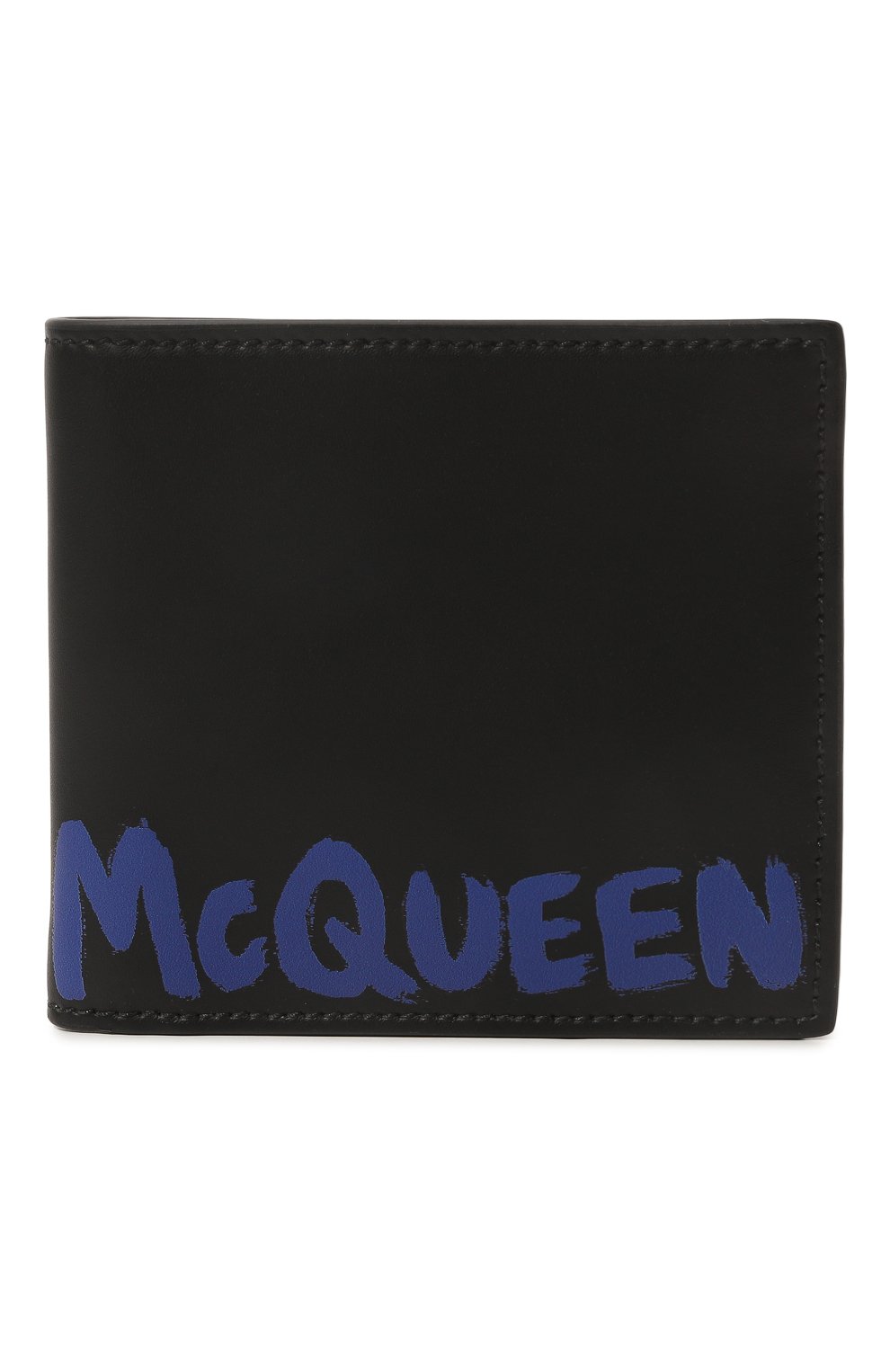 Кожаное портмоне ALEXANDER MCQUEEN черного цвета по цене 33950 руб., арт. 6021371AAJR, фото 1 Кожаное портмоне ALEXANDER MCQUEEN, арт. 6021371AAJR, фото 1
