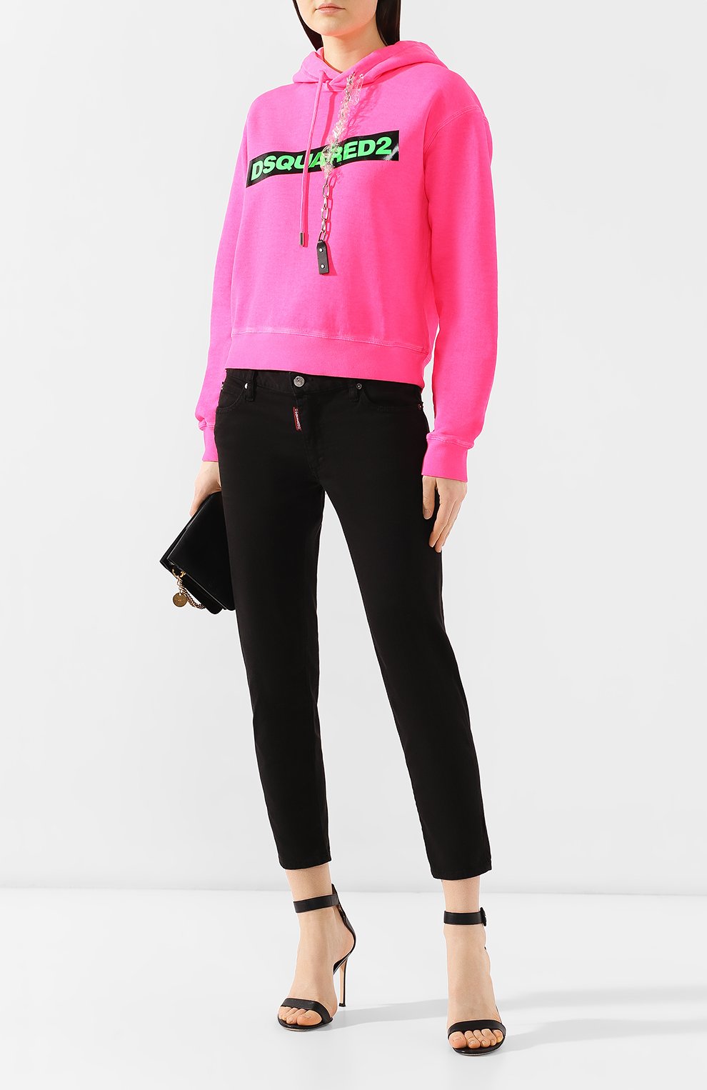 Укороченные джинсы DSQUARED2, арт. S75LB0127/S44531, фото 2