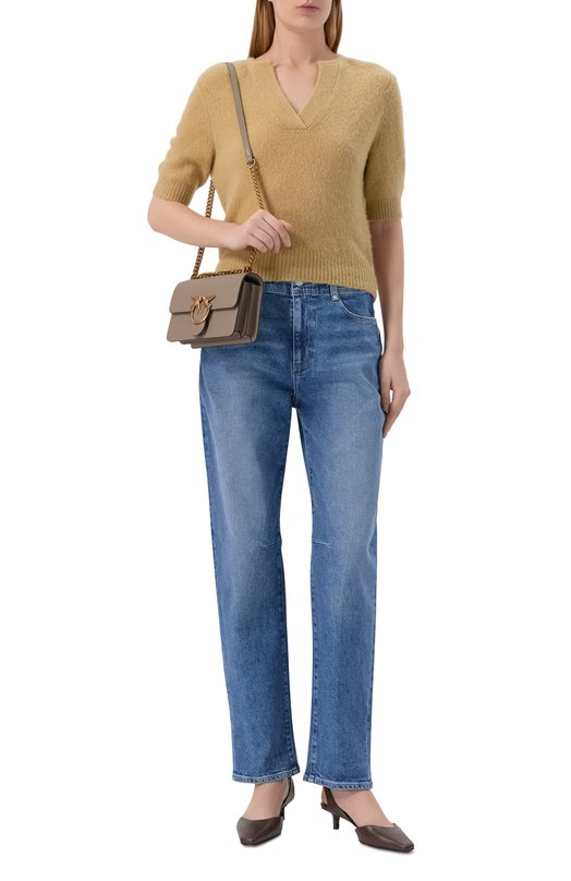 Сумка Love One mini Pinko 100074/A0F1 Бежевый  100074/A0F1 Фото 7