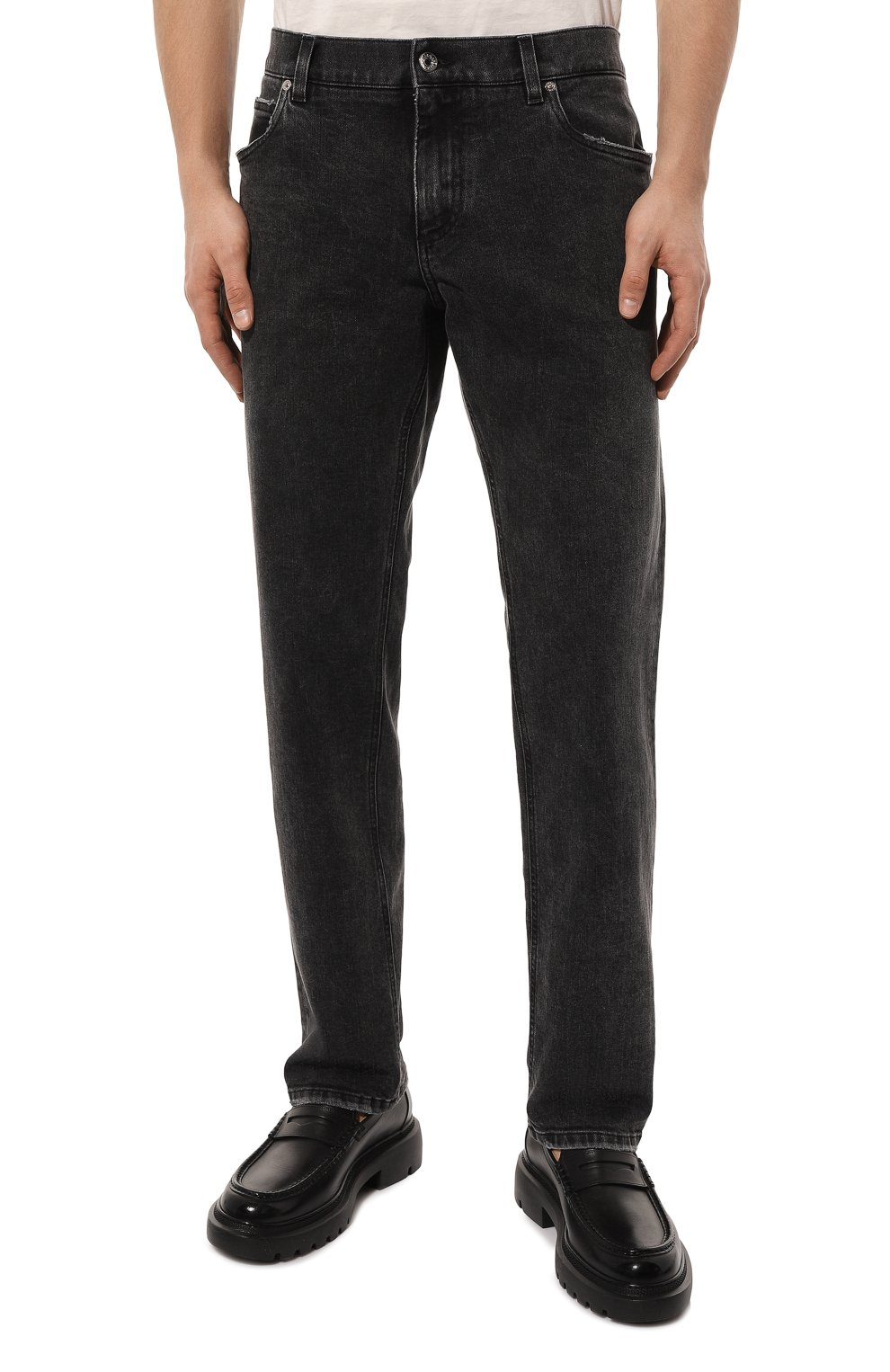 Джинсы DOLCE & GABBANA темно-серого цвета по цене 74850 руб., арт. GYQFCD/G8GS6, фото 3 Джинсы DOLCE & GABBANA, арт. GYQFCD/G8GS6, фото 3