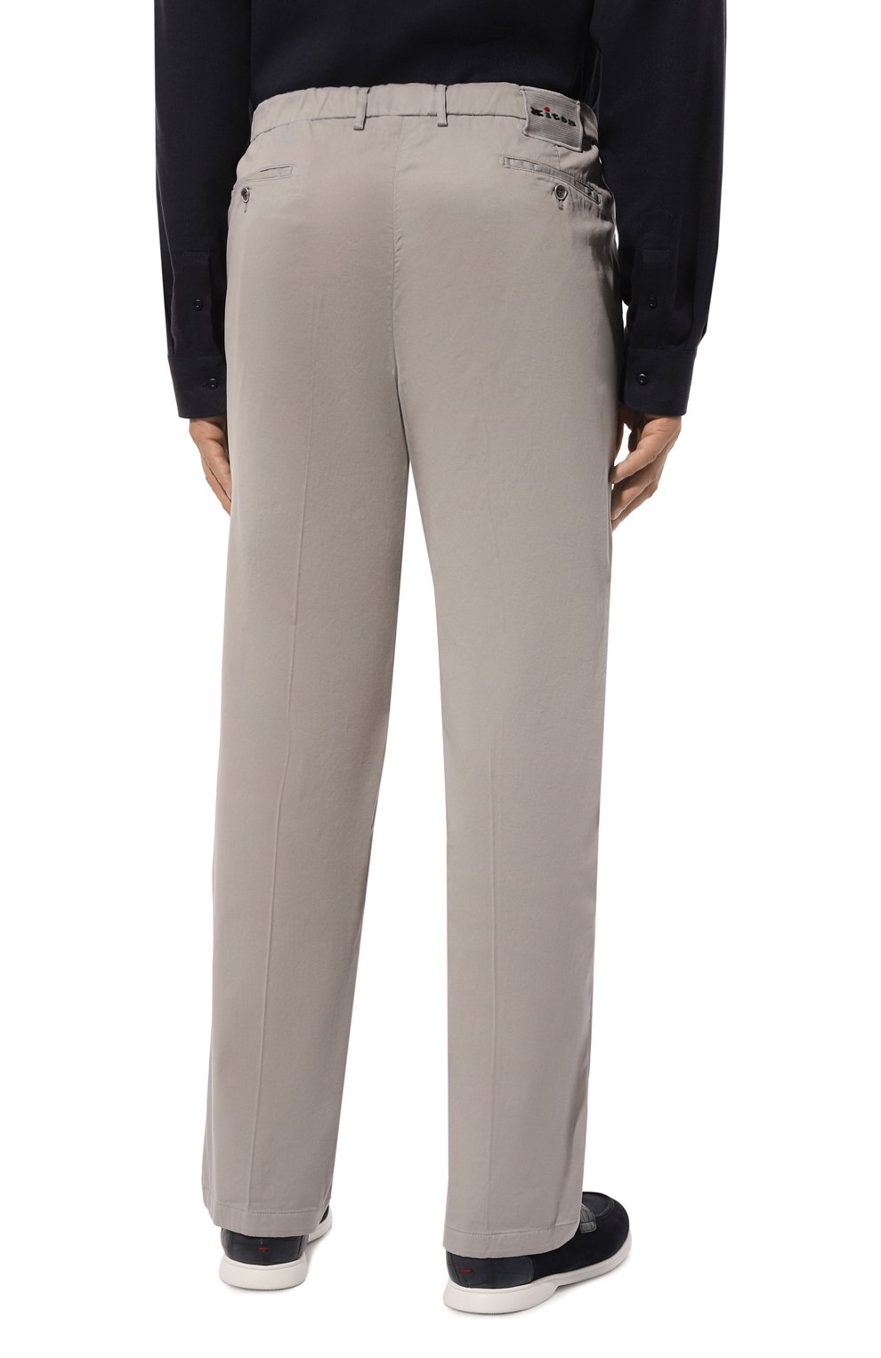 Брюки из хлопка и шелка KITON, арт. UFPPEK0606D, фото 4