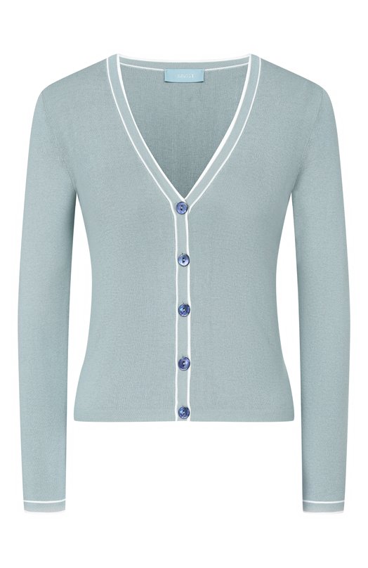 Кардиган из шелка и хлопка MVST M26.2PW.K222/Y201 Голубой M26.2PW.K222/Y201