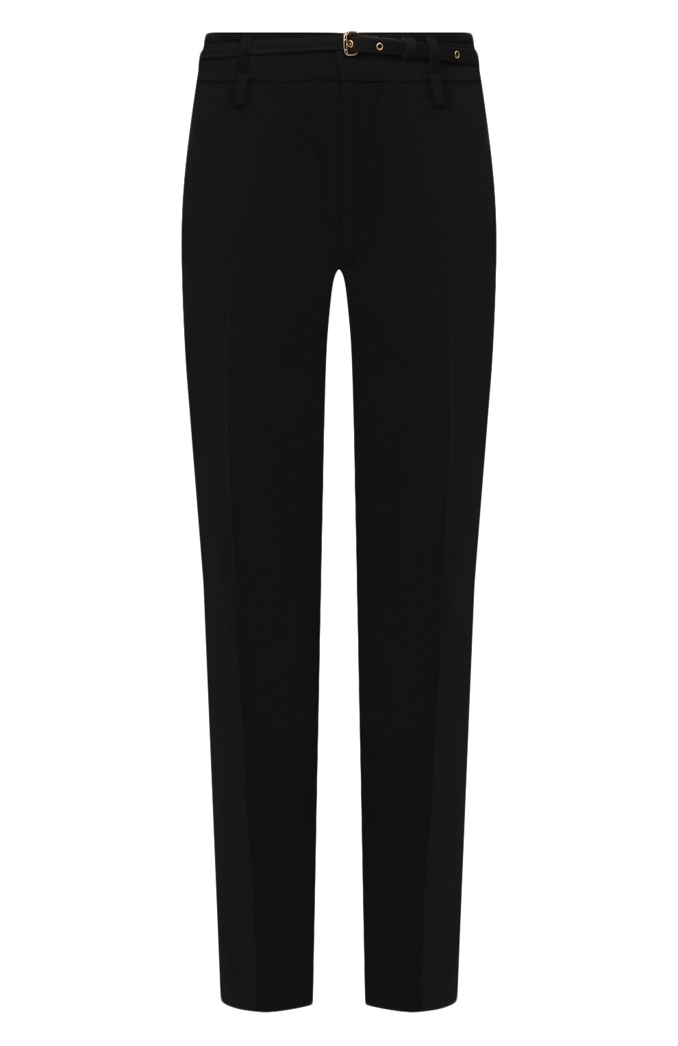 Брюки с поясом REDVALENTINO черного цвета по цене 58650 руб., арт. TR3RBC30/2EU, фото 1 Брюки с поясом REDVALENTINO, арт. TR3RBC30/2EU, фото 1