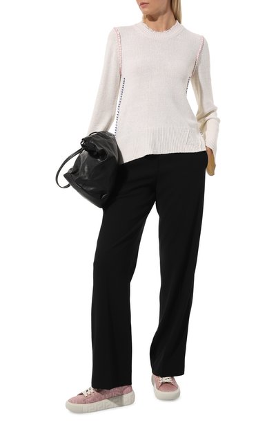 Текстильные кеды allover greca VERSACE, арт. 1004184/1A07977, фото 2