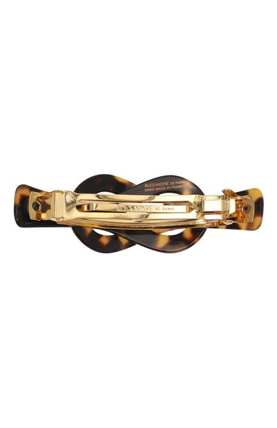 Заколка для волос ALEXANDRE DE PARIS коричневого цвета по цене 15500 руб., арт. AQCH-1666-02 W, фото 3 Заколка для волос ALEXANDRE DE PARIS, арт. AQCH-1666-02 W, фото 3