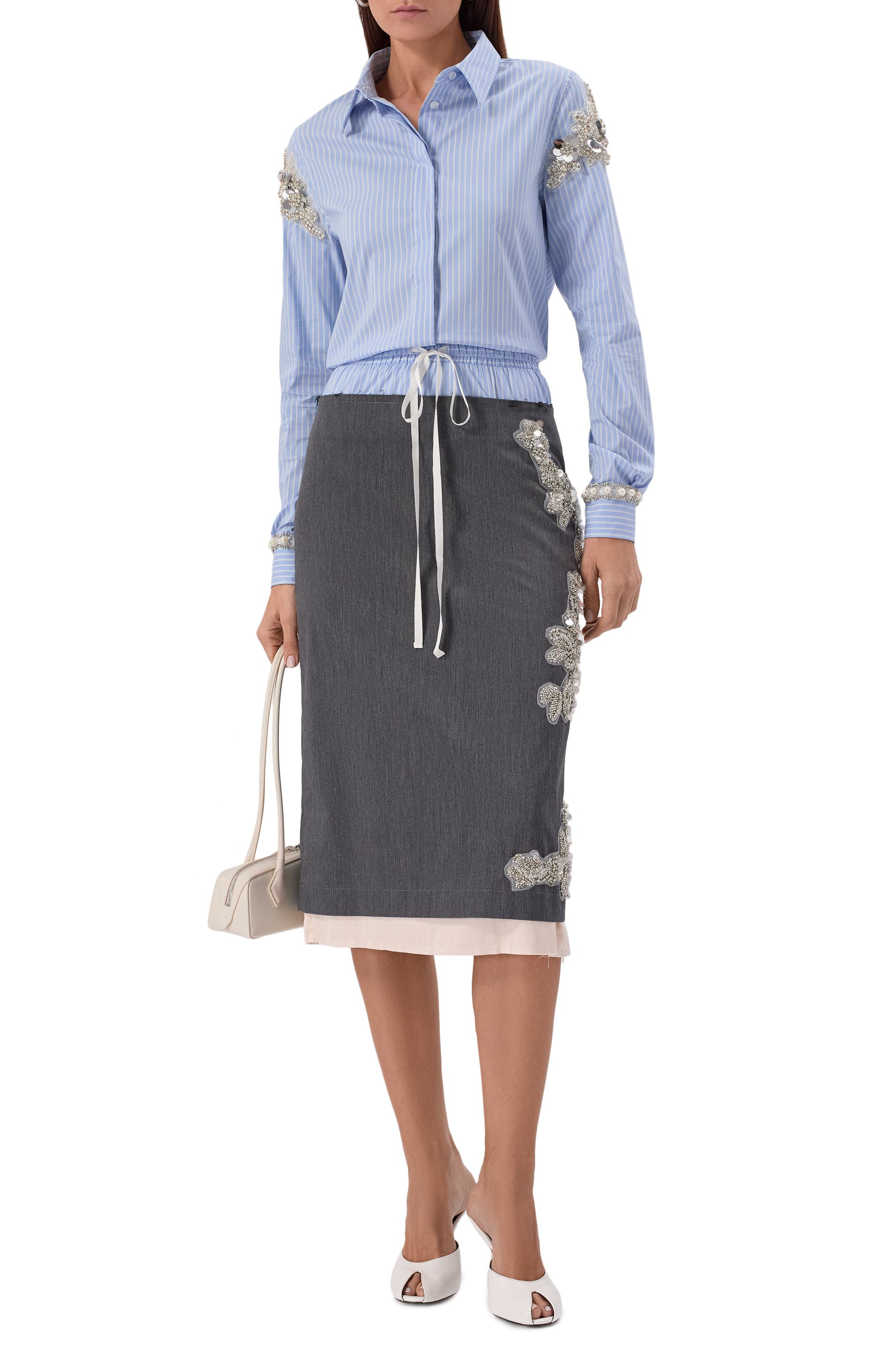 Комбинированная юбка DANIIL ANTSIFEROV, арт. DA_1715, фото 2