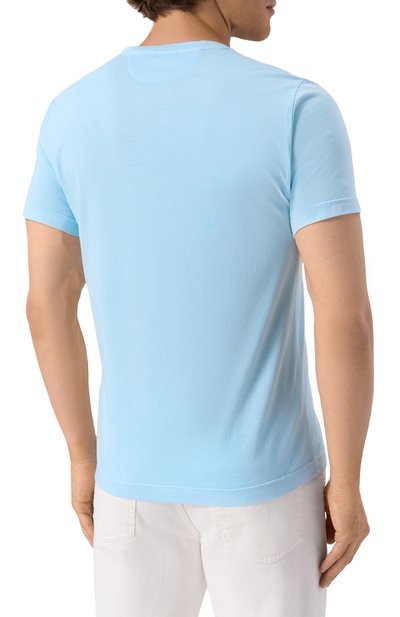 Хлопковая футболка MOORER, арт. MIKE/SI0, фото 4