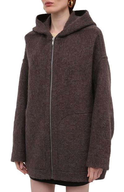 Куртка RICK OWENS коричневого цвета по цене 175000 руб., арт. RP02A7722/WBK, фото 3 Куртка RICK OWENS, арт. RP02A7722/WBK, фото 3
