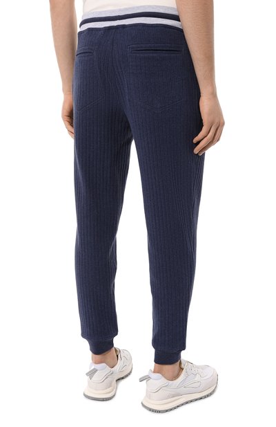 Хлопковые джоггеры BRUNELLO CUCINELLI, арт. MTU20B2209, фото 4
