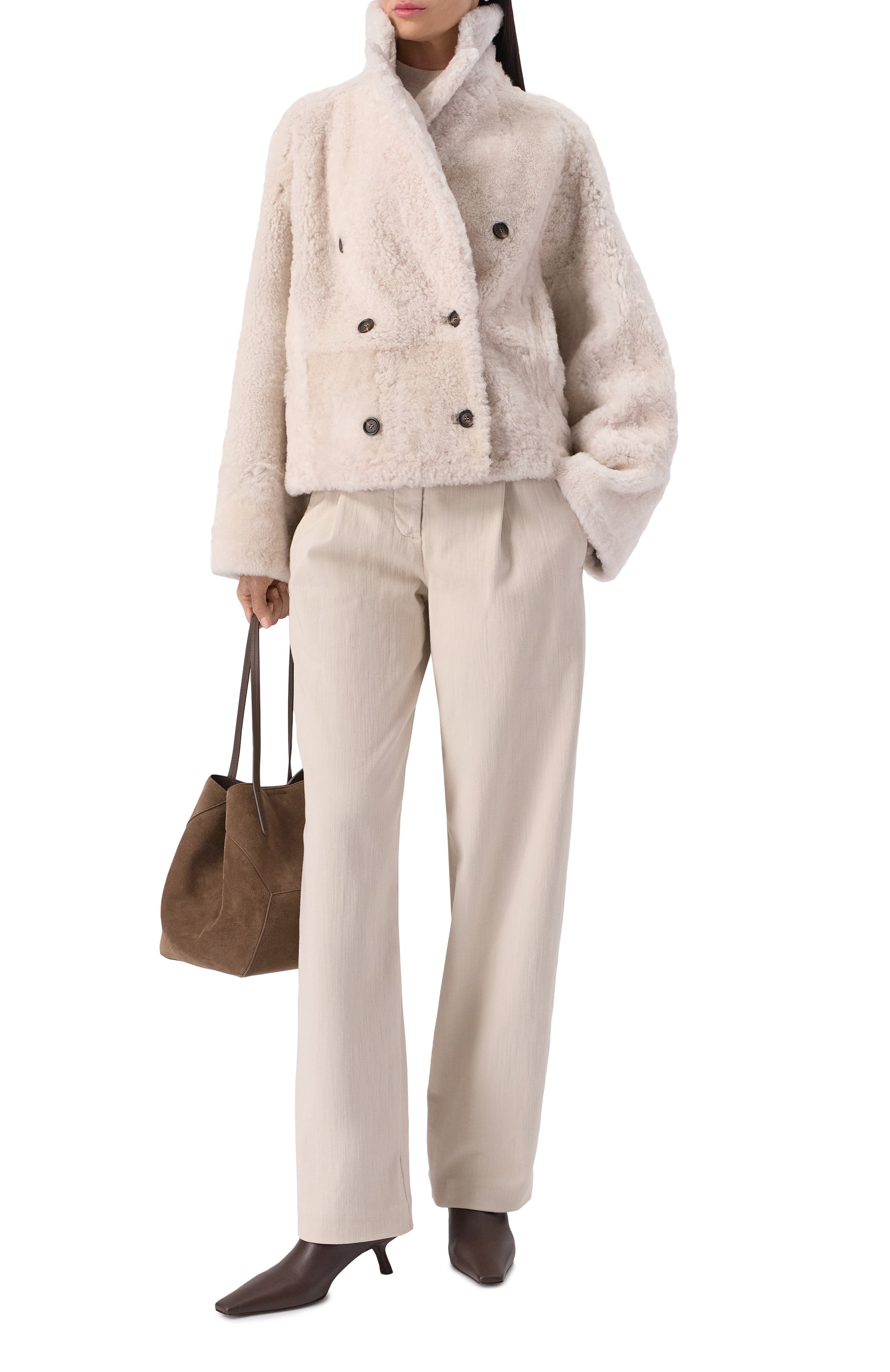 Двусторонняя дубленка BRUNELLO CUCINELLI, арт. MPMBP7962P, фото 2