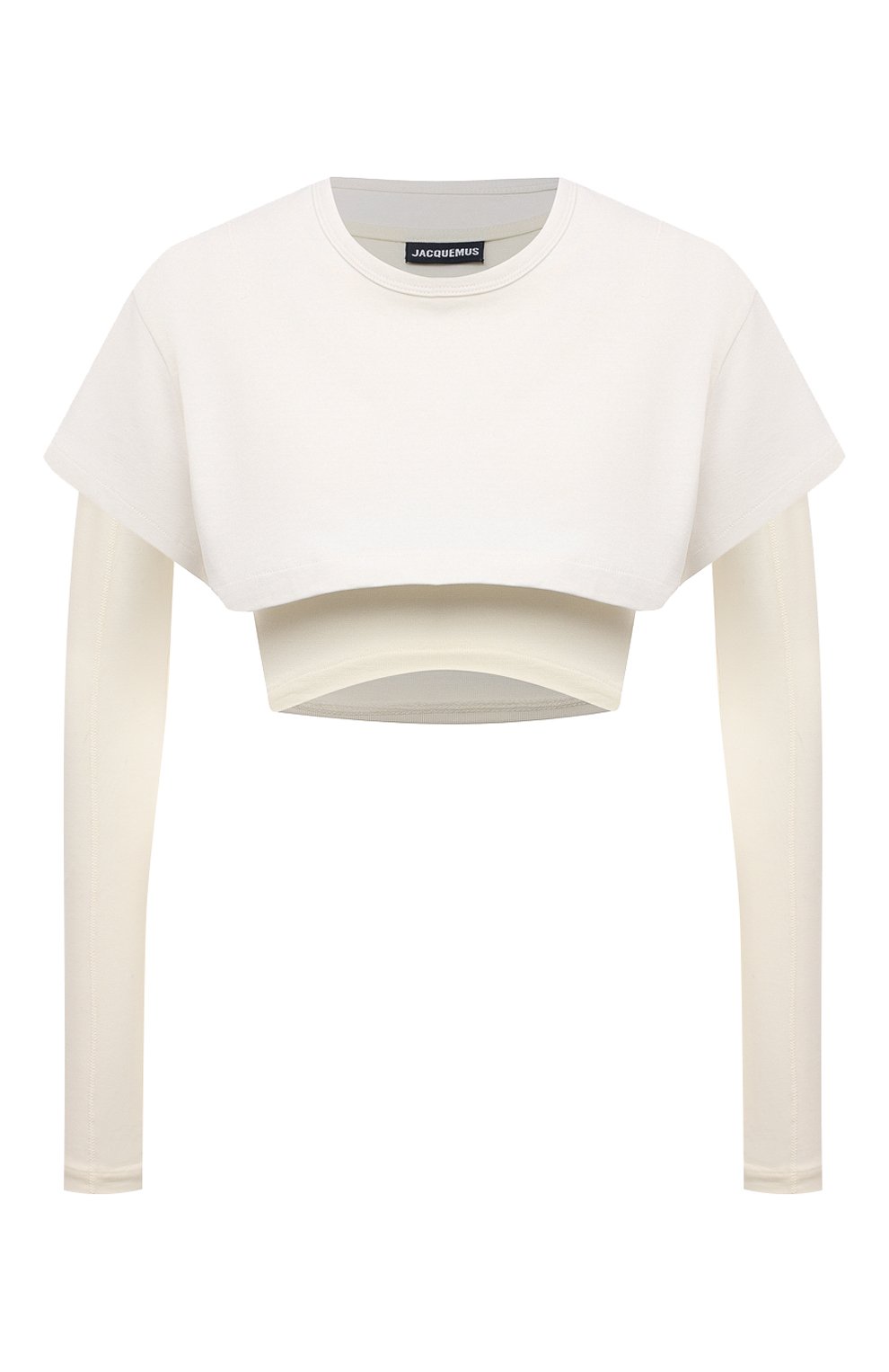 Топ JACQUEMUS кремового цвета по цене 22900 руб., арт. 213JS100-2450, фото 1 Топ JACQUEMUS, арт. 213JS100-2450, фото 1