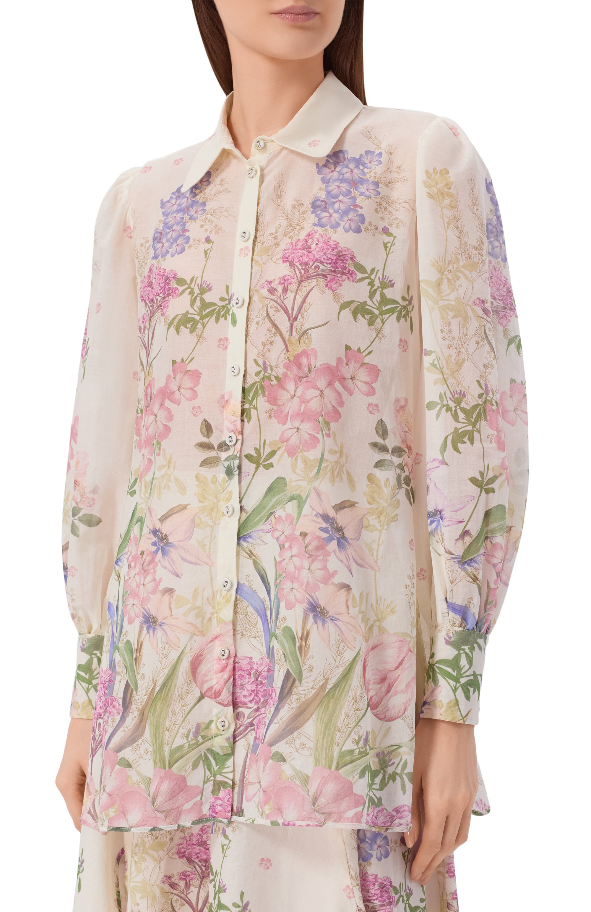 Хлопковая блузка CHARO RUIZ IBIZA, арт. 266200, фото 3