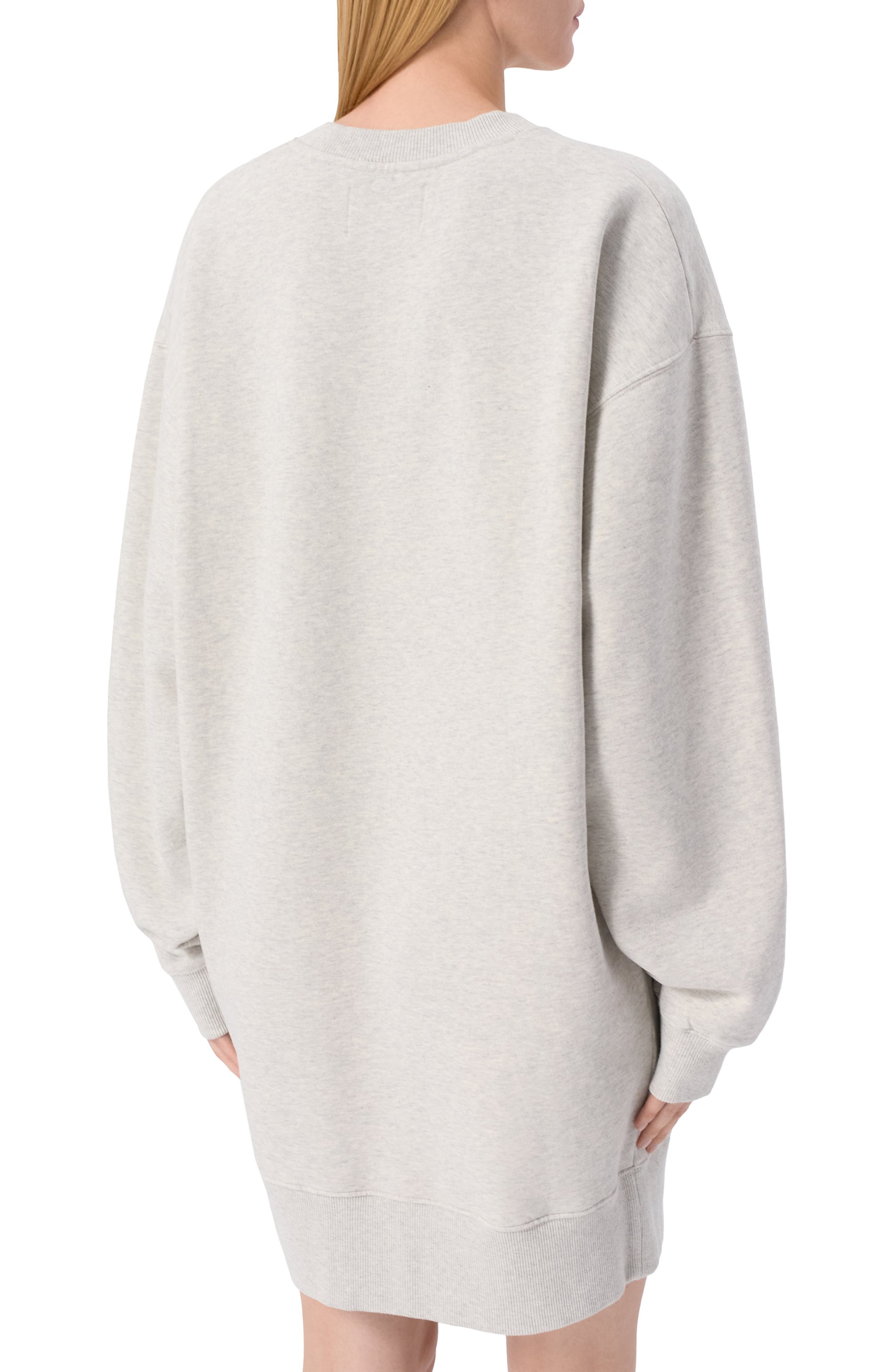 Хлопковое платье REPLAY серого цвета по цене 23500 руб., арт. W9224 .000.23942, фото 4 Хлопковое платье REPLAY, арт. W9224 .000.23942, фото 4