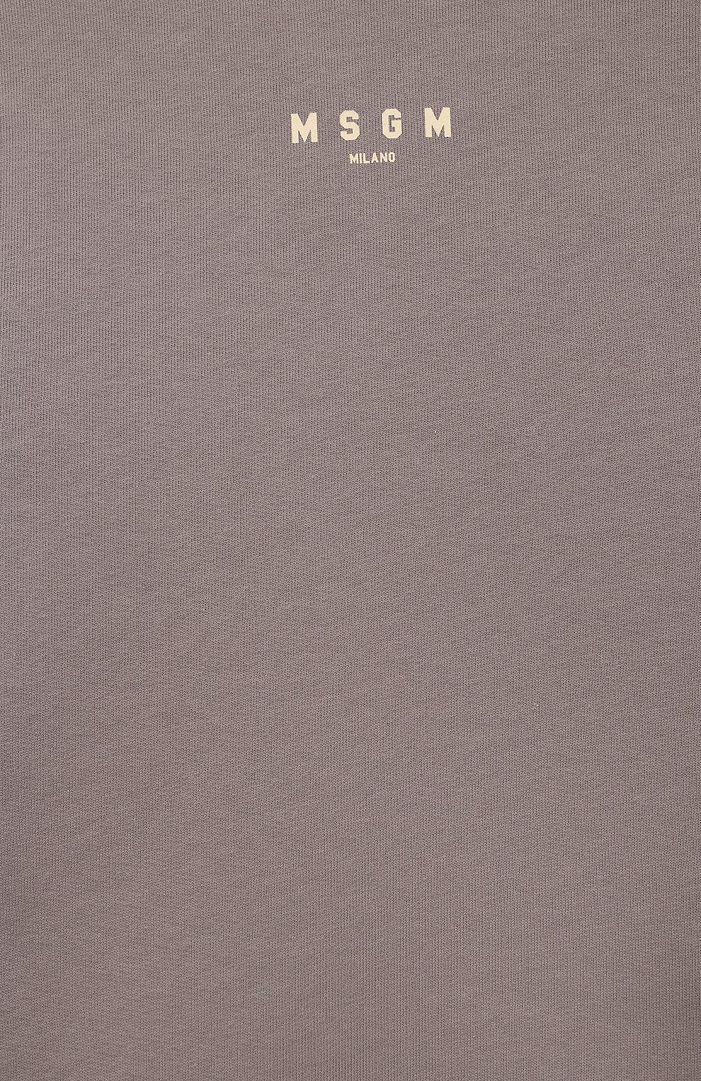 Хлопковый свитшот MSGM KIDS, арт. F4MSJUSW174, фото 3