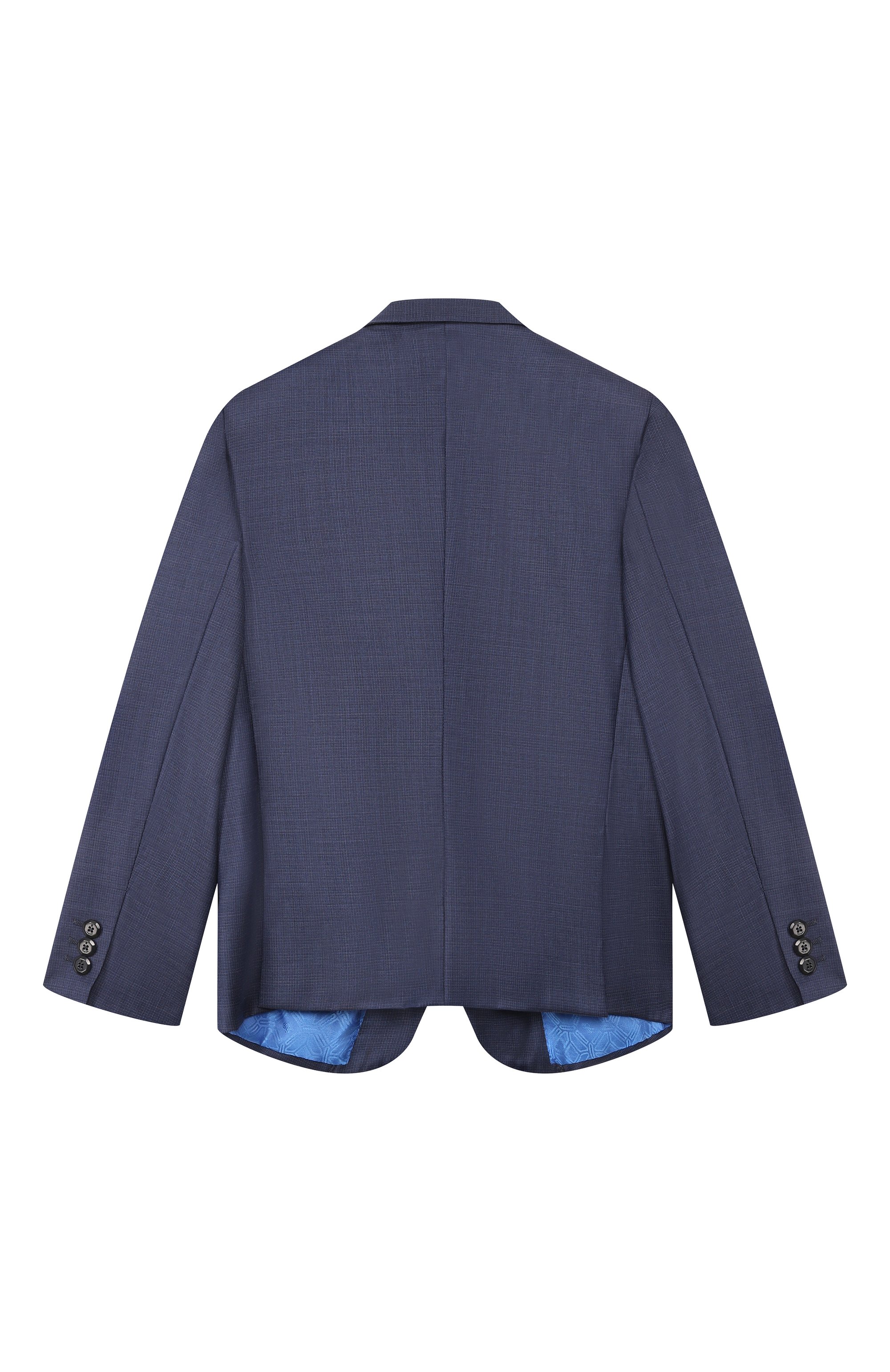 Костюм из шерсти и шелка STEFANO RICCI JUNIOR темно-синего цвета по цене 248500 руб., арт. Y1SF732900/LP98HA, фото 3 Костюм из шерсти и шелка STEFANO RICCI JUNIOR, арт. Y1SF732900/LP98HA, фото 3