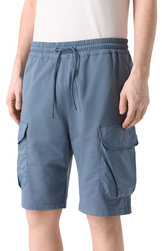 Хлопковые шорты Parajumpers 26SM-PM PAF P05 Голубой  26SM-PM PAF P05 Фото 3