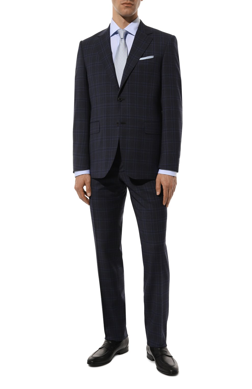 Шерстяной костюм CANALI темно-синего цвета по цене 145000 руб., арт. 11280/19/FC05150, фото 2 Шерстяной костюм CANALI, арт. 11280/19/FC05150, фото 2