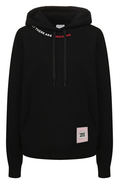 Женский хлопковое худи BURBERRY, арт. 8029567