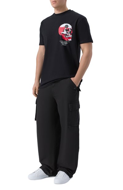 Хлопковая футболка PHILIPP PLEIN, арт. SAFC MTK8703 PJY002N, фото 2