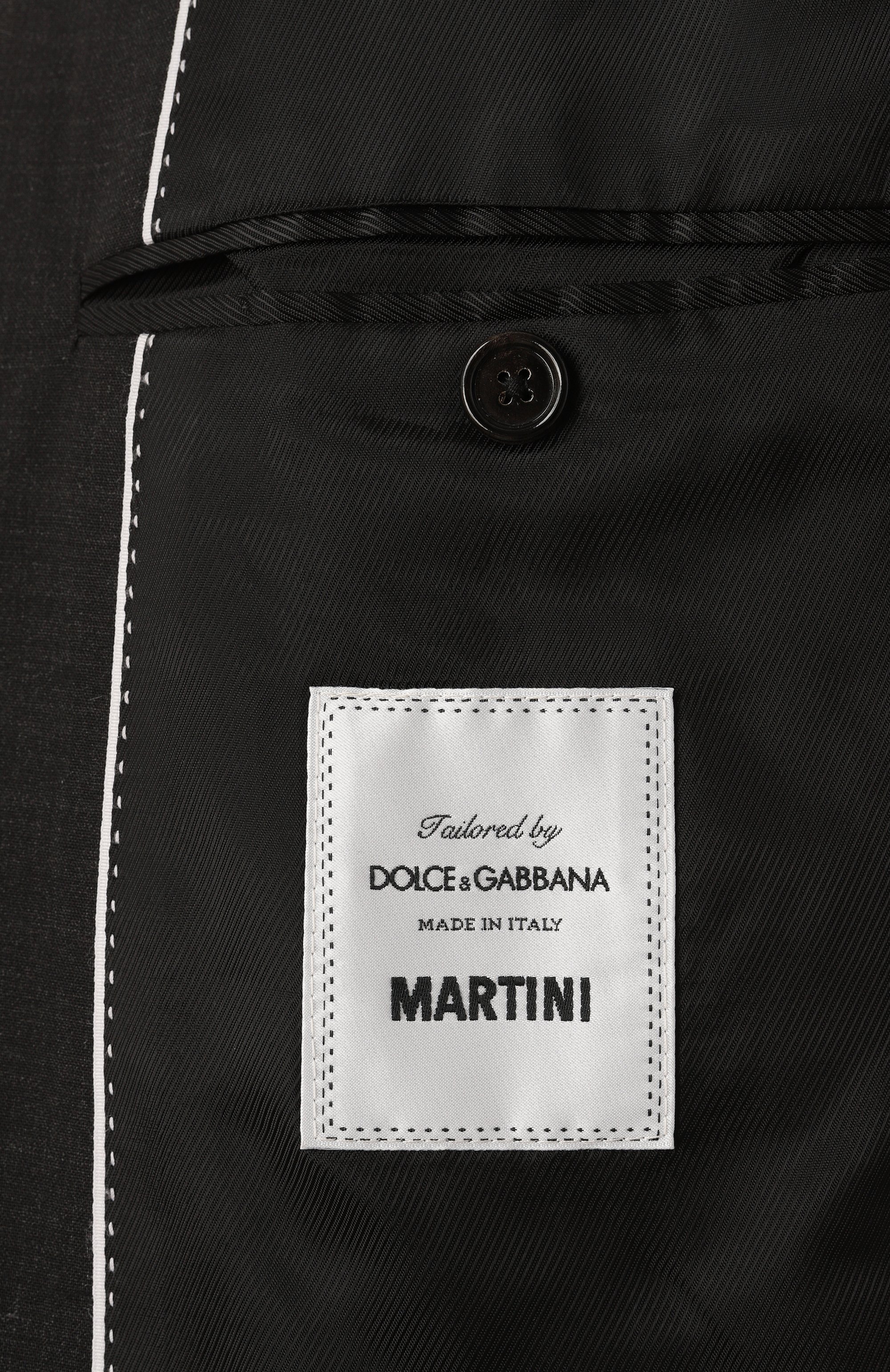 Шерстяной костюм DOLCE & GABBANA темно-серого цвета по цене 239000 руб., арт. GK0EMT/GG187, фото 10 Шерстяной костюм DOLCE & GABBANA, арт. GK0EMT/GG187, фото 10