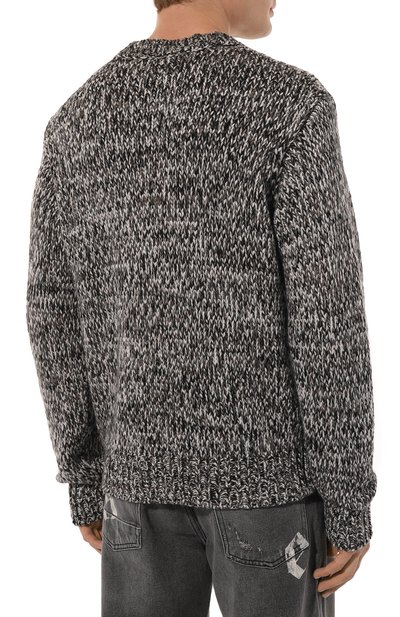 Свитер из шерсти и вискозы PALM ANGELS, арт. PMHE066F24KNI001, фото 4