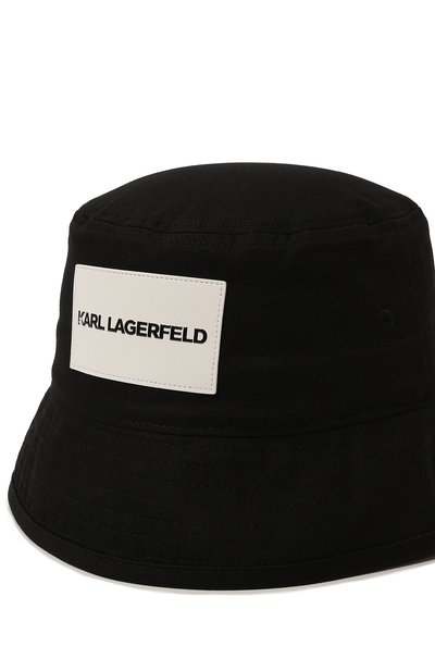 Хлопковая панама KARL LAGERFELD KIDS, арт. Z30144, фото 3