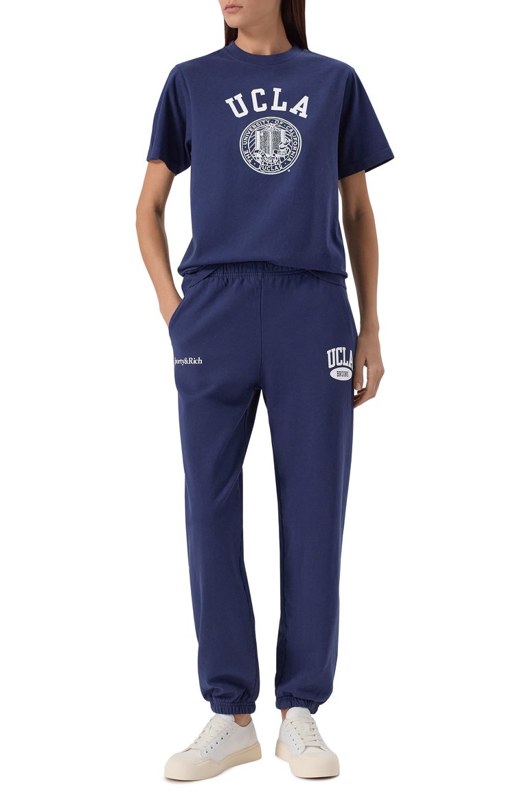 Хлопковые джоггеры sporty & rich x ucla SPORTY AND RICH, арт. PA036615670BL106, фото 1