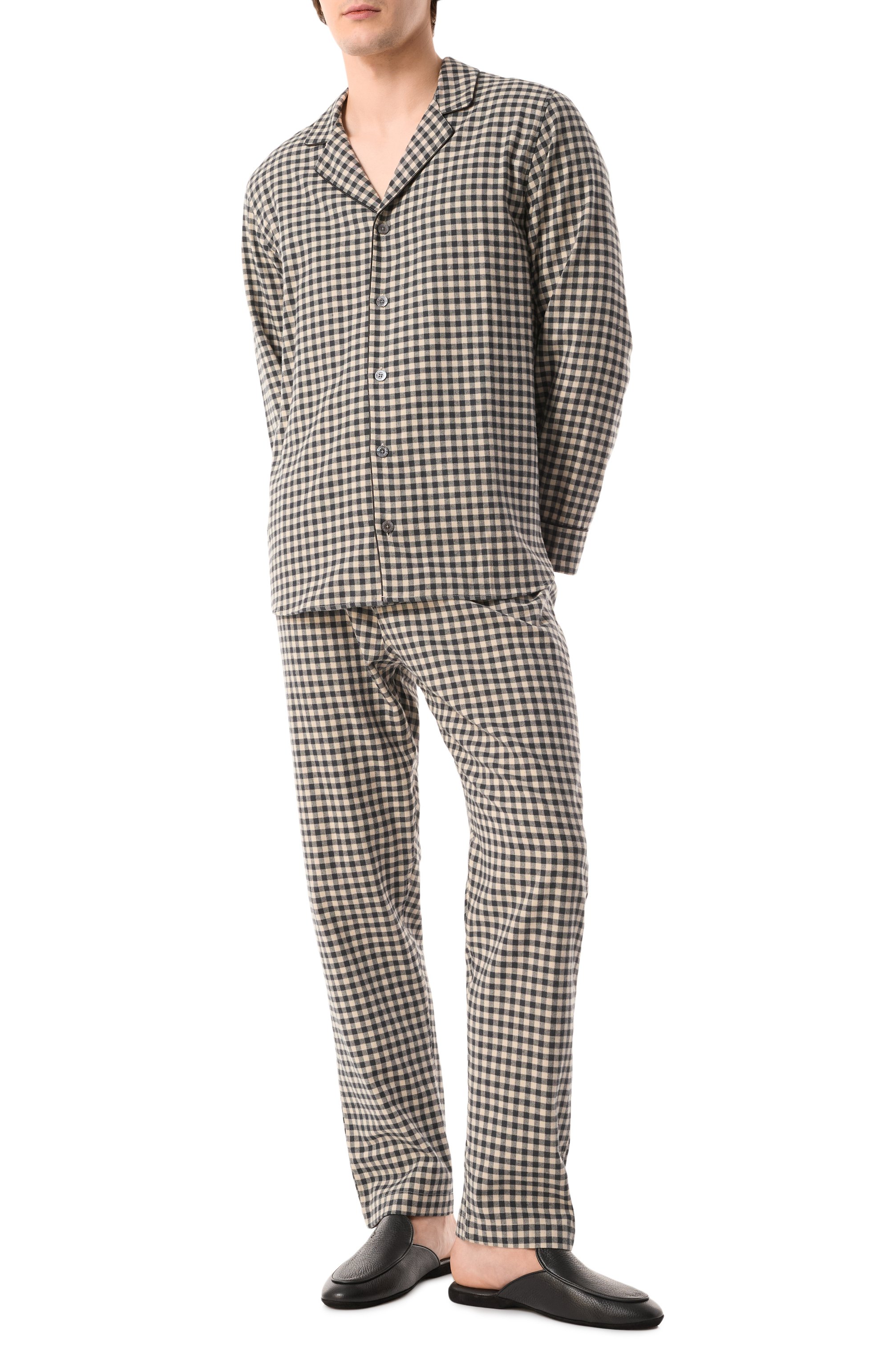 Пижама из хлопка и шерсти ZIMMERLI, арт. 4600-21001, фото 2